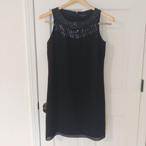 Banana Republic Black Sequined Dress